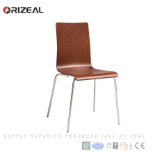 chaises de salle à manger modernes en bois cintré de style français fabriqués en Chine OZ-1052